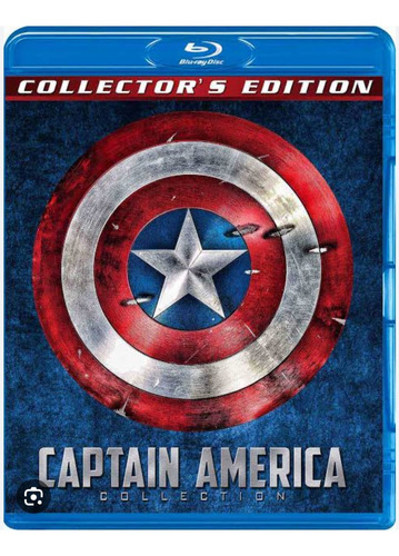 Capitán América 1,2,3 En Discos Bluray Alta Definición Full