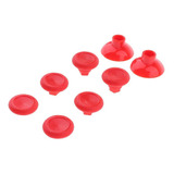 Cubierta De Del Controller \u0026 Base 8pcs Rojo