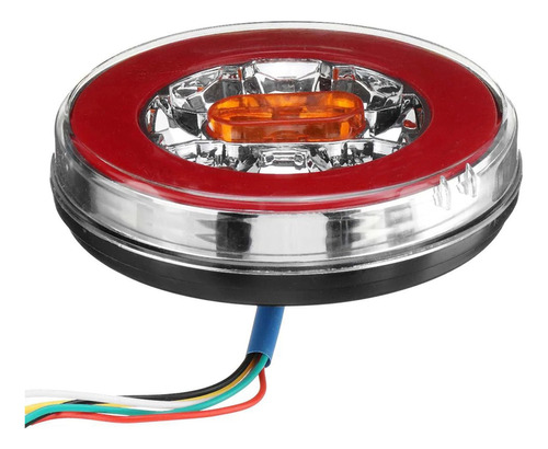 Luz Trasera Led Redonda 4 En 1 Para Camión De 12 A 24 V Para