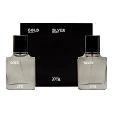 2 Perfumes Importados Zara Man Silver & Gold - Edt 30ml