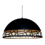 Colgante Moderno Bali E27 50cm Negro-cobre