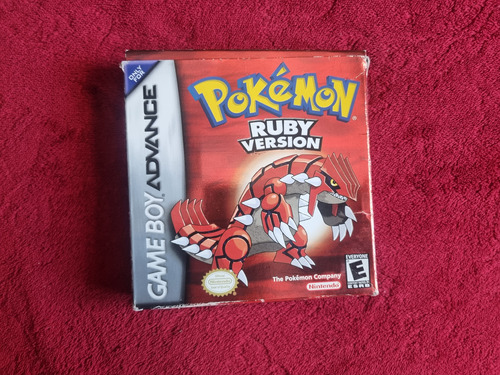 Pokémon Ruby Versión Caja Y Cartucho Original Gba Game Boy 