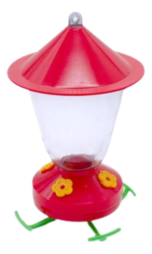 Bebedero Para Colibrí Farolito Transparente 650ml Resistente