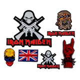 Parches Bordados Iron Maiden, Banda Heavy Metal X 6 Unidades