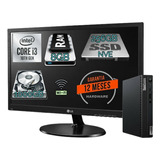 Pc+mon20 M70q I3-10100t 8gb 256gbnve+1tb Factura Gara12meses