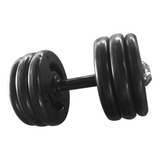 Dumbbell Injetado Pegada Emborrachada Academia Fitness 22kg