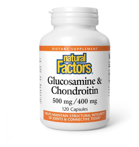 Natural Factors | Glucosamine & Chondroiti | 500mg | 120 Cap