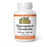 Natural Factors | Glucosamina Condroitina | 500mg | 120 Caps