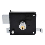 Cerradura Chapa Puerta Sobreponer If 175n Izq Negro 