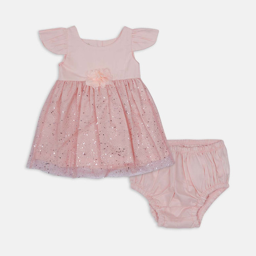 Vestido Palo De Rosa Bubblegummers Jacoba Niña