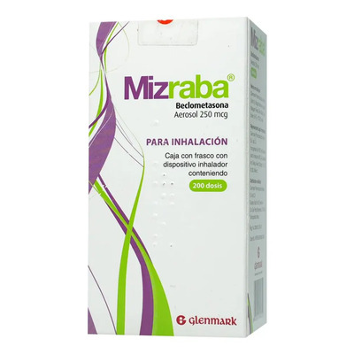 Mizraba Aerosol 250 Mcg\u002Fdosis, 1 Frasco 200 Dosis + Inhalador | Meses sin interés
