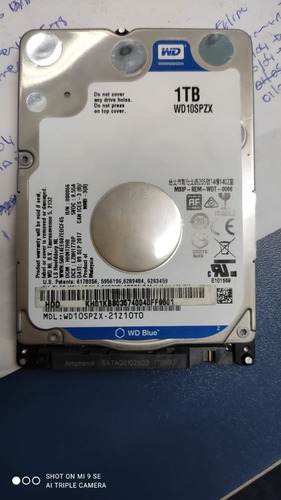 Hd Western Digital  Wd10spzx 1tb Azul