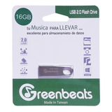 Memoria Usb 16gb Greenbeats 2.0 Flash Drive