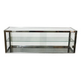 Vitrina Exhibidora De Acero Inox De 90 X 30 X 30  Mostrador