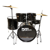Bateria Acustica 5 Piezas Pro Drums Prd04-bk