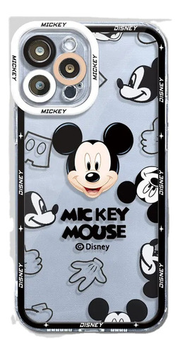 Funda Trasera Para iPhone 11, 12, 14, 13, Mickey Mouse Y Min