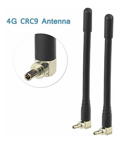 Kit 2 Antenas Wi-fi Crc9 4g3g Entrada Modem Rede Rural