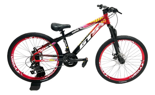 Bicicleta Gts Aro 26 21v Freio Disco Rebaixada Mountain Bike