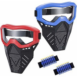 Meimos 2 Paquete Protector De Cara Táctico Máscara Gafas De 
