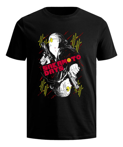 Playera Sakamoto Days Anime Camiseta Taro Shin Asak Seg 1280