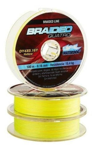 Multifilamento Waterdog Quatro 0.40mm Resist 45.6kg 100mts