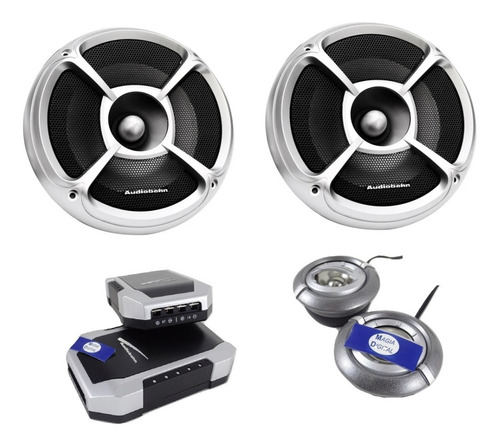 Set De Medios Bocinas Audiobahn Abc600m 6.5 1200w Set 2 Vias