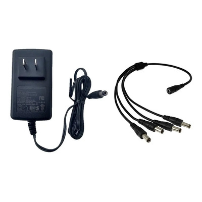 Eliminador Fuente Poder Pulpo 4 Cámaras 12v 2amp Dahua Cctv | MercadoLibre