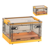 Caja De Almacenamiento Plegable Transparente 51x36x30cm