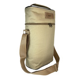 Matera Bolso Matero Porta Mate Yerba Bombilla Equipamiento Para Materos Color Beige