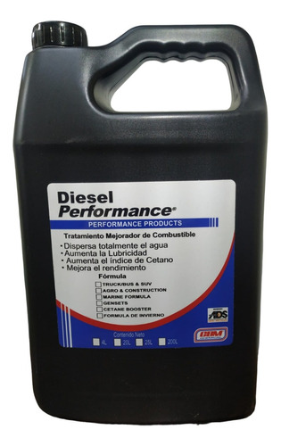 Aditivo Para Diesel Diesel Performance 4 Litros