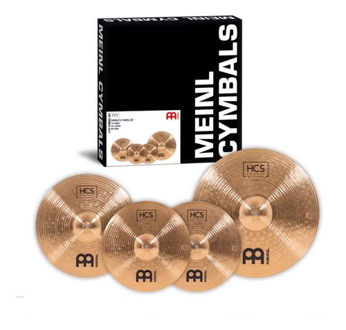 Set Platillos Meinl Hcs Bronze 14-16- 20 / Sagás Music Shop