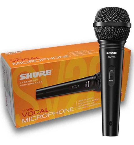 Microfone Shure Sv200 C/ Fio 