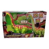 Dinossauro Brinquedo Infantil Bota Ovos Com Luz E Som Toyng