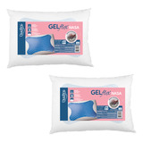 Kit Com 2 Travesseiros Gelflex Nasa 50x70x14cm