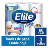 Toalla De Cocina Elite Con Diseño 3 Rollos