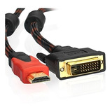 Cable Adaptador Dvi-d 24+1 Dual Link A Hdtv 1.5 Metros 