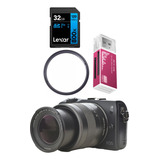 Canon Eos M + Zoom 18-55mm Stm + 32gb + Filtro Perfeita !