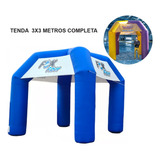 Tenda Inflável, Medindo 3x3 Metros, Personalizada