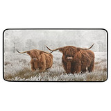 Alfombra De Área Scottish Highland Cow Antideslizante ...