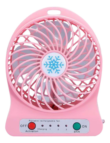 Ventilador De Escritorio Pequeño Portátil, Silencioso, Con F