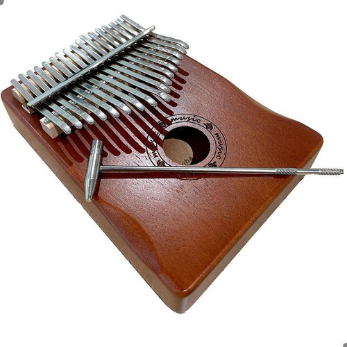 Kalimba Piano De Dedo 17 Chaves Lorben Instrumento Percussão