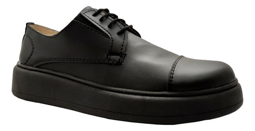 Zapatos De Hombre Base Alta Goma, Acordonado, Plataforma