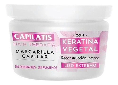 Mascarilla Capilar Capilatis Con Keratina Pelo Dañado