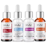 Kit 4 Séruns Microagulhamento Facial Profissional Raavi