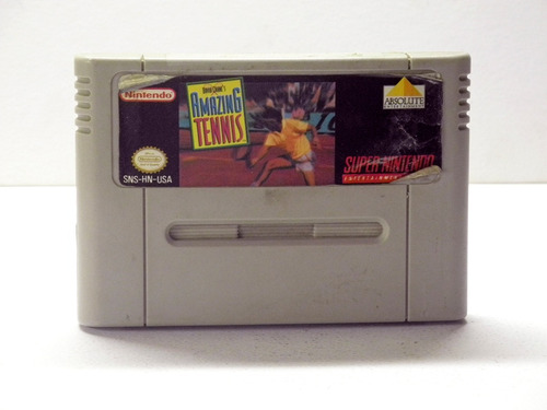 Cartucho David Crane's Amazing Tennis Para Super Nintendo