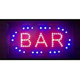 Cartel Led Bar Bar Abierto Pizarras Led Cafe O La Q´quieras