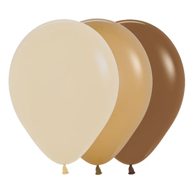 Sempertex Fashion 100 Globos Mezcla De Cafes 5 Sempertex Latex