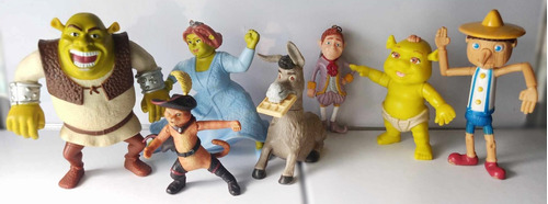 Lote Figuras Shrek Muñeco Colección Juguetes Juego Monitos 