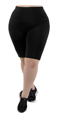 Bermudas Suplex Plus Size G1 G2 G3 Cós Alto/cintura Alta 