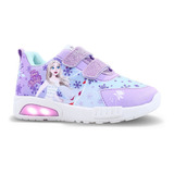 Zapatillas Footy Pop Frozen True Disney Niñas Luz Al Pisar